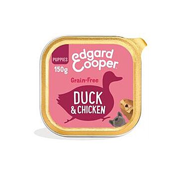 Edgard and Cooper - Duck & Chicken Tray - Puppies (150g)