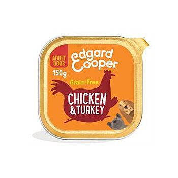 Edgard and Cooper - Chicken & Turkey Tray for Dogs (150g)
