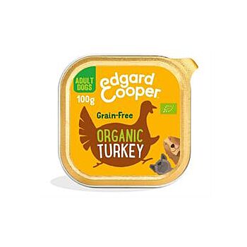 Edgard and Cooper - Organic Turkey Tray for Dogs (100g)