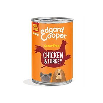 Edgard and Cooper - Wet Dog Food Chicken & Turkey (400g)