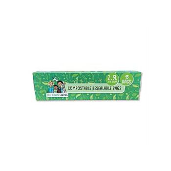 2.5L Resealable Ziplock Bags (15bag)