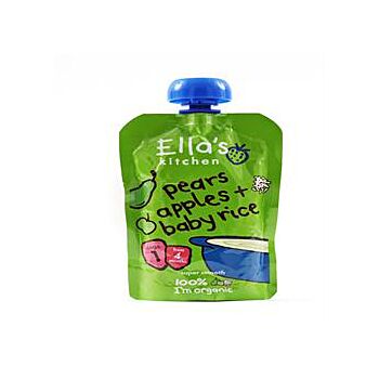 Ellas Kitchen - S1 Baby Rice - Pear & Apple (120g)