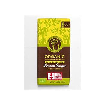 Equal Exchange - Org Lemon Ginger & Pepper Choc (100g)