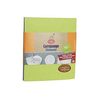 Food Alive - 4 Kitchen Cellulose Sponge Pad (4cloth)