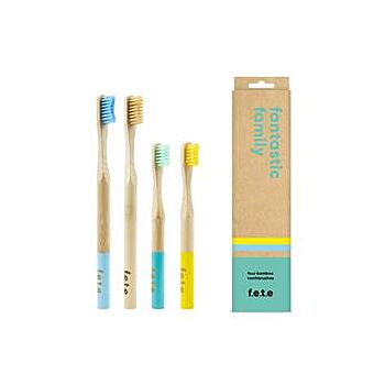 From Earth to Earth - Tooth Brush Family Pack 4x (83g)