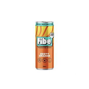 Fibe Soda - Fibe Soda Zesty Orange (250ml)