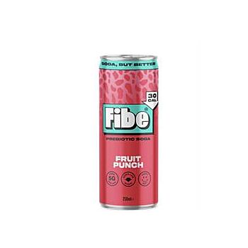 Fibe Soda - FREE Fibe Soda Fruit Punch (250ml)