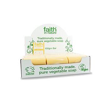 Faith in Nature - Grapefruit Soap unwrapped (18 box)