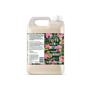 Faith in Nature - Hand Wash Wild Rose (5l)