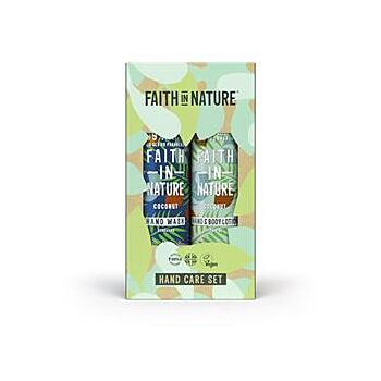 Faith in Nature - Coconut Hand Care Gift Set (800ml)