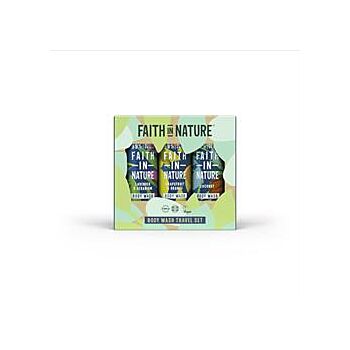 Faith in Nature - Travel Body Wash Gift Set (300ml)