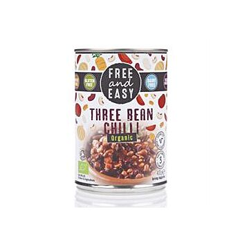 Free & Easy - Three Bean Chilli (400g)