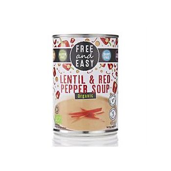 Free & Easy - Organic Lentil Red Pepper Soup (400g)