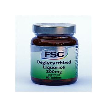FSC - Deglycyrrhized Liquorice 200mg (60 tablet)
