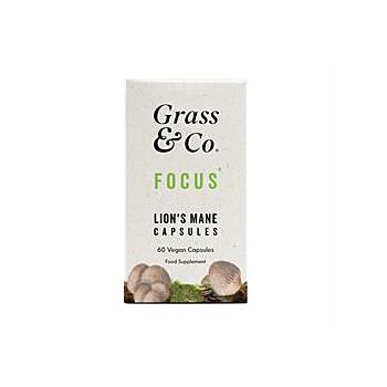 Grass and Co - FOCUS Lion's Mane Mushrooms (60 capsule)