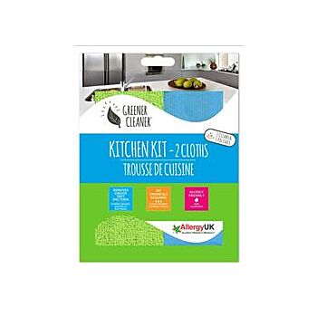 Greener Cleaner - Kitchen Kit (2 pack cloths) (90g)
