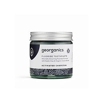 Geo Organics - Fluoride Toothpaste - Charcoal (60ml)