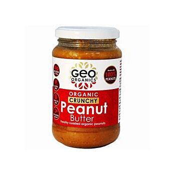 Geo Organics - Organic Peanut Butter Crunchy (350g)