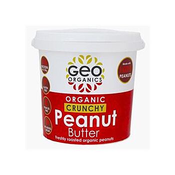Geo Organics - Organic Peanut Butter Crunchy (1000g)