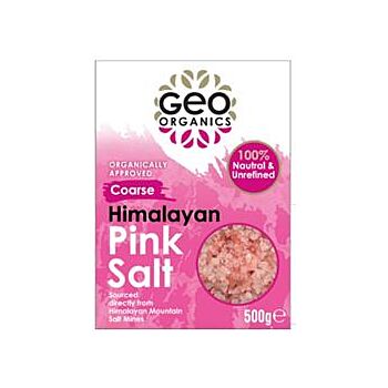 Geo Organics - Himalayan Pink Salt Coarse (500g)