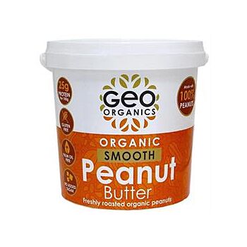 Geo Organics - Organic Peanut Butter Smooth (1000g)
