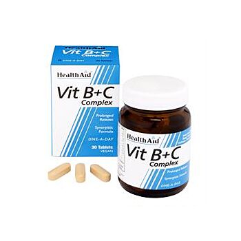 HealthAid - Vit B+C Complex Prolonged (30 tablet)