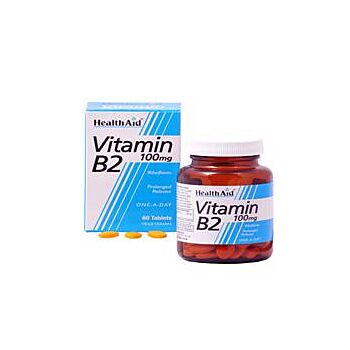 HealthAid - Vitamin B2 (Riboflavin) 100mg (60 tablet)