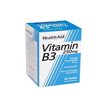 HealthAid - Vitamin B3 (Niacinamide) 250mg (90 tablet)