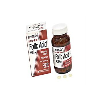 HealthAid - Folic Acid 400ug (270 tablet)