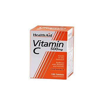 HealthAid - Vitamin C 500mg - Chewable (100 tablet)