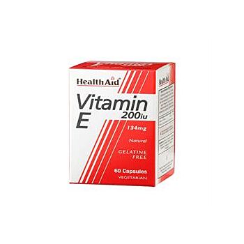 HealthAid - Vitamin E 200iu Natural (60vegicaps)