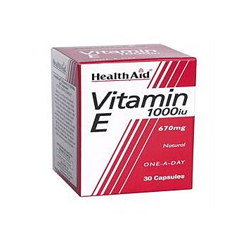 HealthAid - Vitamin E 1000iu Natural (30 capsule)