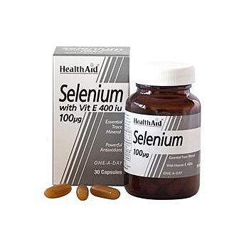 HealthAid - Selenium 100ug + Vitamin E 400 (30 capsule)