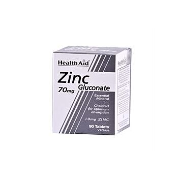 HealthAid - Zinc Gluconate 70mg (90 tablet)