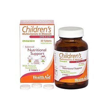 HealthAid - Children's MultiVitamin + Min (30 tablet)