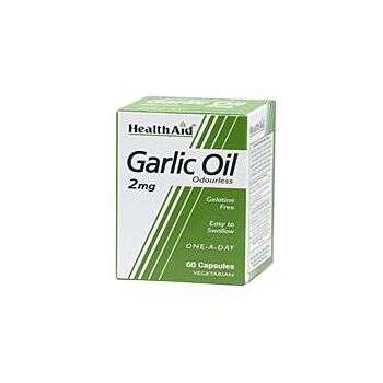 HealthAid - Garlic Oil 2mg (odourless) (60vegicaps)