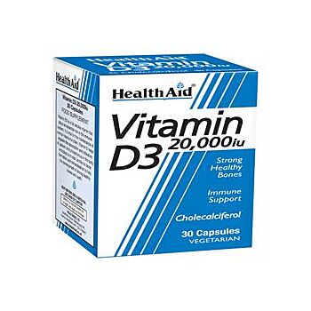 HealthAid - Vitamin D3 20000iu (30vegicaps)