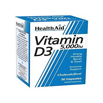HealthAid - Vitamin D3 5000iu (30vegicaps)
