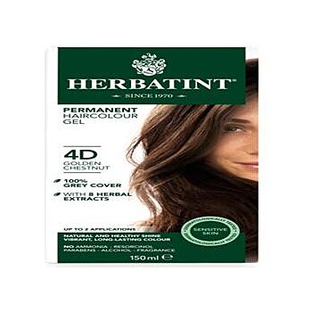 Herbatint - Golden Chestnut Hair Colour 4D (150ml)