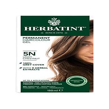 Herbatint - Light Chestnut Hair Colour 5N (150ml)