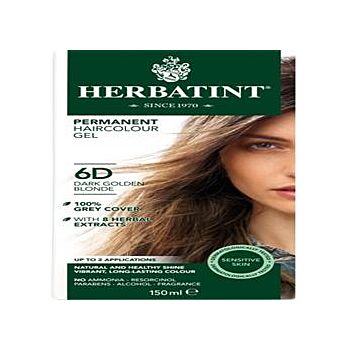 Herbatint - Dark Golden Blonde Hair Col 6D (150ml)