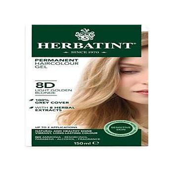Herbatint - LightGolden Blonde Hair Col 8D (150ml)