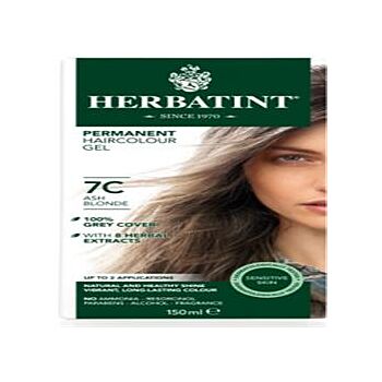 Herbatint - Ash Blonde Hair Colour 7C (150ml)