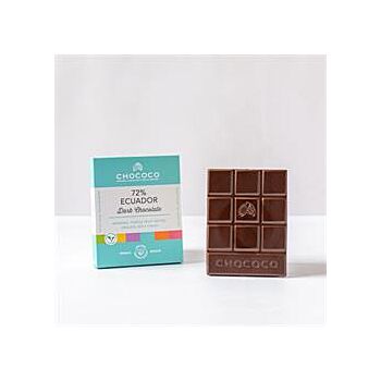 Chococo - 72% Ecuador Dark Chocolate Bar (75g)