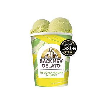 Hackney Gelato - FREE PistachioAlmond&Lemon (460ml)