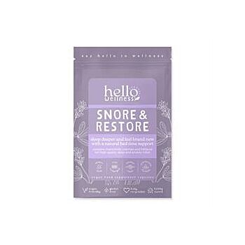 Hello Wellness - Snore & Restore sleep support (60 capsule)