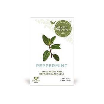 Heath And Heather - Peppermint Herbal Tea (50bag)