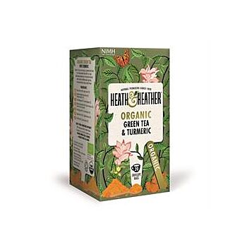 Heath And Heather - Organic Green Tea & Turmeric (20bag)
