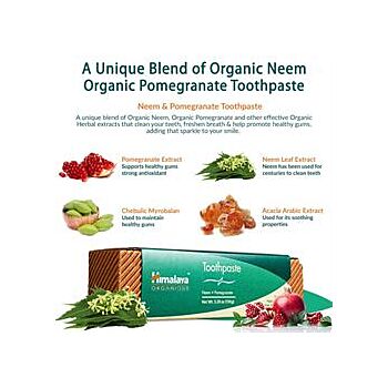 Himalaya Herbal Healthcare - Neem & Pomegranate Toothpaste (150g)
