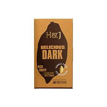 Harris and James - Delicious Dark Chocolate Bar (86g)